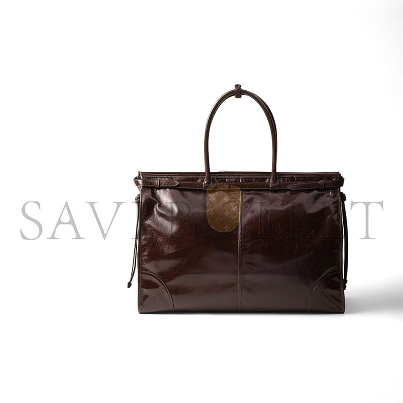 PRADA BONNIE LEATHER TOTE BAG 1BA439 (42*30*12cm)